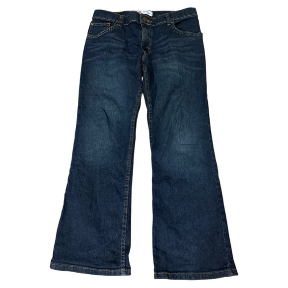 Wrangler Kids Dark Blue Wide Leg Jeans - Picture 1 of 4